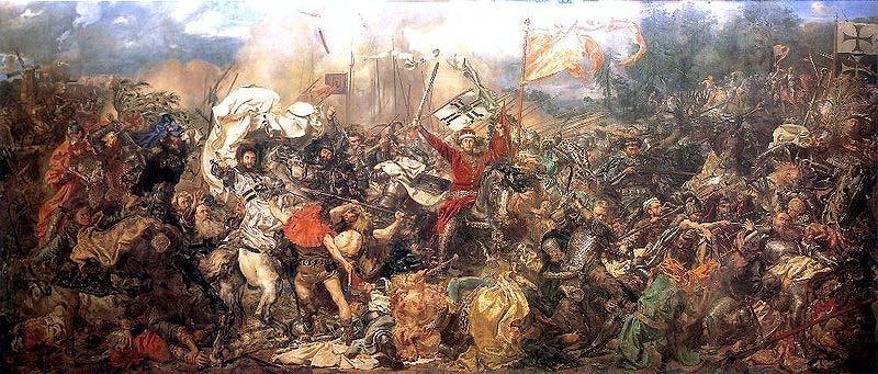 Jan Matejko The Battle of Grunwald, oil painting picture